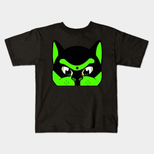 Pop-Up-Pup - Green Landing Strip Kids T-Shirt